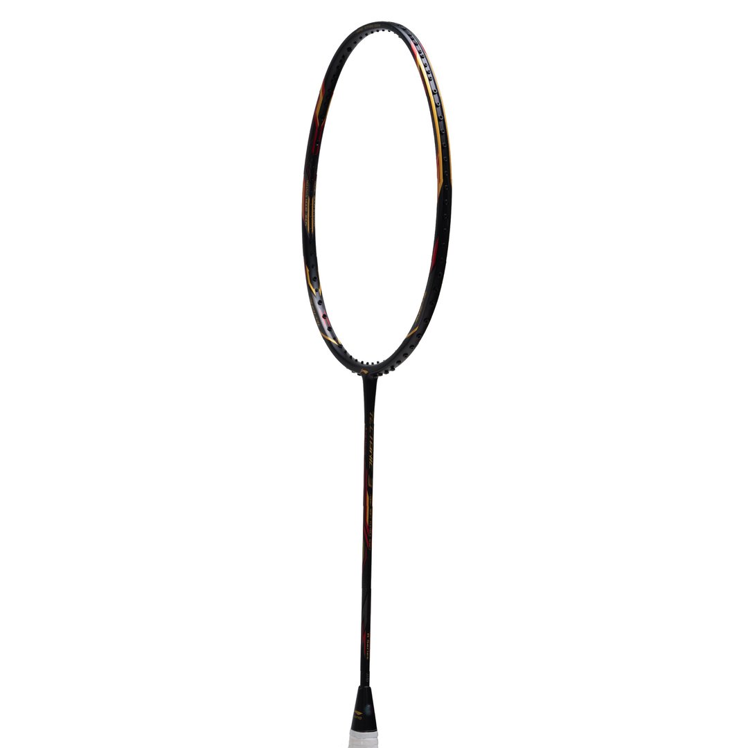 Close up of Li-Ning Tectonic 3R unstrung Badminton racket