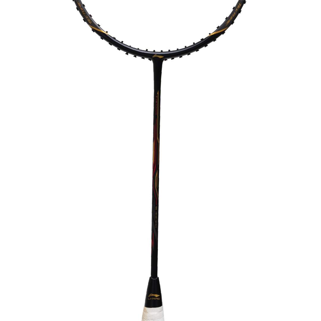 Close up of Li-Ning Tectonic 3R unstrung Badminton racket