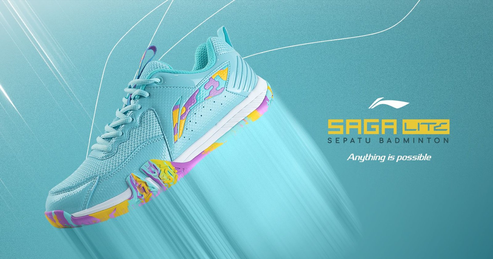 Li-Ning Saga Lite Non Marking Badminton Shoes